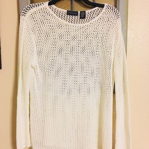 Relativity white gorgeous Long sleeve top